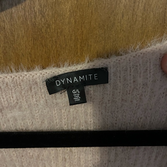 Fuzzy Dynamite Wrap Sweater - Picture 3 of 4